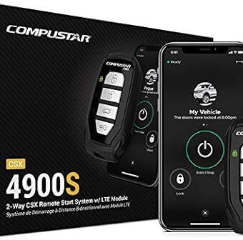 Compustar CSX4900-S 4-Button 2-Way, 3000' Remote Start System w/Drone X1LTE