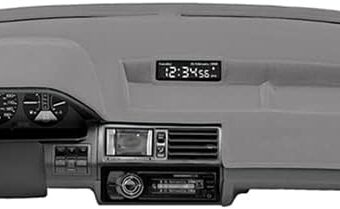 Coverking Dash Cover Mat Pad Custom Designed for Select Ford F-150 Dashboards: Velour Material, Gray