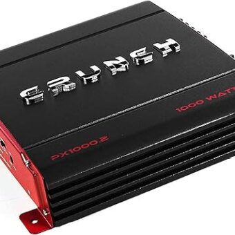 Crunch PX 1000.2 Power Amplifier (Class Ab, 2 Channels, 1,000 Watts Max)