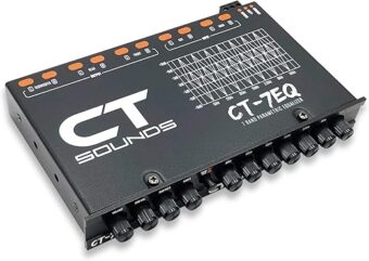 CT Sounds CT-7EQ 7 Band 1/2 Din Parametric Car Audio Equalizer