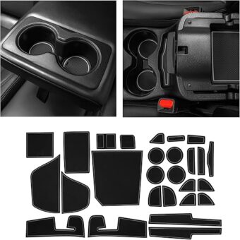 CupHolderHero fits Jeep Cherokee Accessories 2014-2018 Premium Custom Interior Non-Slip Anti Dust Cup Holder Inserts, Center Console Liner Mats, Door Pocket Liners 27pc Set...