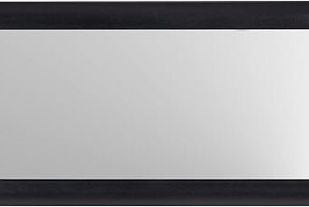 Custom Accessories 70003 Black Deluxe Visor Mirror