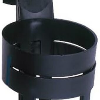 Custom Accessories 92206 Black Small Cup Holder, (Twin Pack)