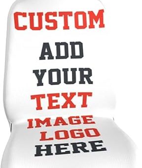 Custom Car Seat Covers Front Auto Seat Cover Universal Fit,Personalized Image Text Logo Seat Protector Case