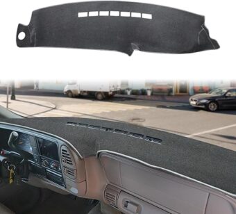 Dash Cover for 1997-2000 Chevy Chevrolet Silverado/GMC Sierra C1500 C2500 C3500 K1500 K2500 K3500, Dashboard Cover for 1997-1999 Chevy Tahoe/GMC Yukon, for 1999-2000 Cadillac...