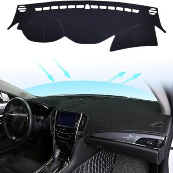 Dash Cover Mat for Hyundai Sonata 2014 2013 2012 2011 Sonata Dashboard Cover Mat Interior Accessories Nonslip Dash Board Protector Mat Sunshade Anti Glare Pad Carpet