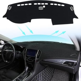 Dash Mat Dashboard Cover for 2019-2023 Dodge Ram 1500 2500 3500 Dash Cover for Dodge Ram 2023 2022 2021 2020 2019 Dash Board Cover for Dodge Ram Car