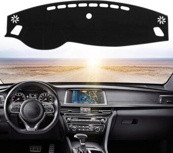 Dashboard Dash Cover Mat Carpet Compatible with 2016 2017 2018 2019 2020 Kia Optima