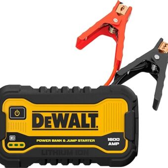 DeWalt DXAELJ16 1600 Peak Amp Jump Starter Battery Booster with USB Power Station