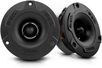 DS18 PRO-TWX1 Aluminum Super Bullet Tweeter 1", 240W Max, 4 Ohms, Built in Crossover - PRO Tweeters are The Best in The Pro Audio and Voceteo Market (2 Speakers Included)