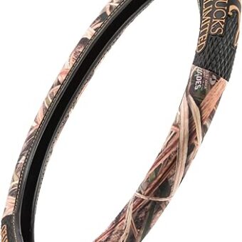 Ducks Unlimited Camo Steering Wheel Cover | Black/Shadow Grass Blades Hunting & Shooting Equipment, Black/Shadow Grass Blades, Single