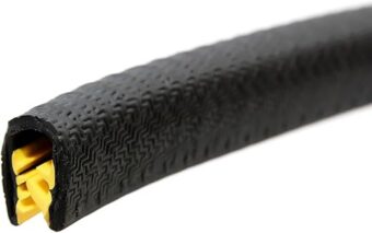 Edge Trim BlackLarge U Height 0.656" U Height x 0.039"-0.178" Grip Range (5 Feet)