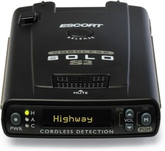 Escort Solo S3 Cordless Radar Detector