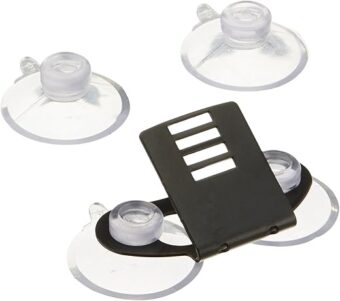 Escort Windshield Suction Cup Mount for Radar and Laser Detectors (Bracket & 4 Suction Cups)