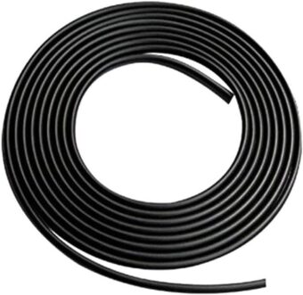 ESUPPORT 16ft 5M U Shape Car Door Moulding Rubber Scratch Protector Strip Edge Guard Trim Seal Black