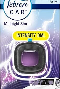 Febreze Car Air Freshener Vent Clip, Midnight Storm, 1 count, 06 oz