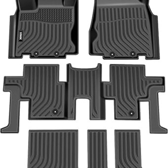 Floor Mats Compatible for 2013-2020 Pathfinder 7 Seat/ 2014-2020 QX60/ 2013 JX35, Car Mats All Weather Custom Floor Liners Full Set Include 1st 2nd 3rd Row, Automotive Floor...