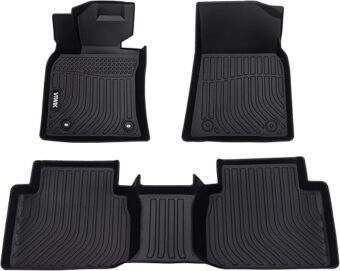 Floor Mats for Toyota Camry 2018-2024 (Not for Hybrid), Car Mats All Weather Protection Custom Floor Liners Front & Rear, Car Accessories for 2018-2024 Camry Odorless Non-Slip