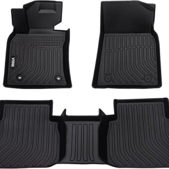 Floor Mats for Toyota Camry 2018-2024 (Not for Hybrid), Car Mats All Weather Protection Custom Floor Liners Front & Rear, Car Accessories for 2018-2024 Camry Odorless Non-Slip