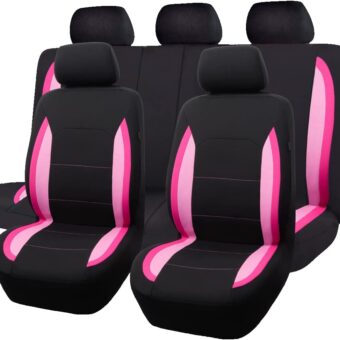 Flying Banner Car Seat Covers Front Seats Rear Bench Polyester car seat Protectors Easy installations Rear Bench Split Classic Man Lady Truck