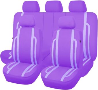 Flying Banner car seat Covers Set Front Rear Breathable Sport Fashion Rear Bench Split 40/60 50/50 60/40