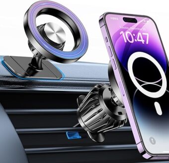 for Magsafe Car Mount【20 Strong Magnets】Magnetic Phone Holder for Car Phone Holder Mount Dash【360° 】Phone Holders for Your Car Accessories Cell phone Car Mount For iPhone 15 14...