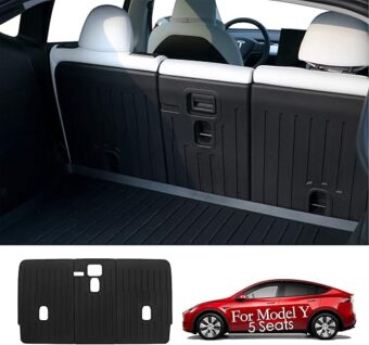 for Tesla Model Y Rear Seat Back Cover Backrest Protector Accessories 5-Seater 2021 2022 2023 2024