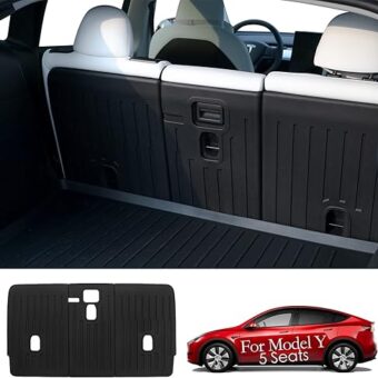 for Tesla Model Y Rear Seat Back Cover Backrest Protector Accessories 5-Seater 2021 2022 2023 2024