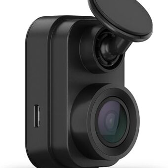 Garmin 010-02504-00 Dash Cam Mini 2, Tiny Size, 1080p and 140-degree FOV, Monitor Your Vehicle While Away w/ New Connected Features, Voice Control, Black