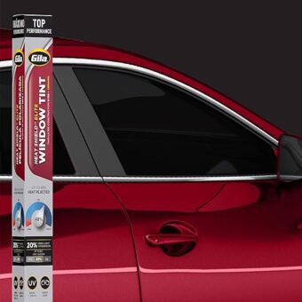 Gila® HEAT SHIELD ELITE™ 20% VLT Automotive Ceramic Window Tint DIY Advanced Heat Control Glare Control 2ft x 6.5ft (24in x 78in)