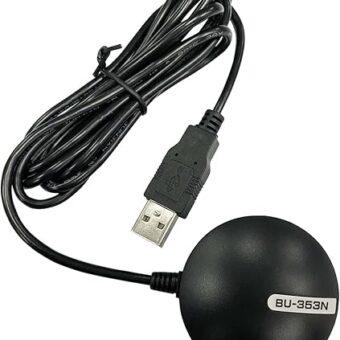 GlobalSat BU-353N USB GPS Receiver, Black