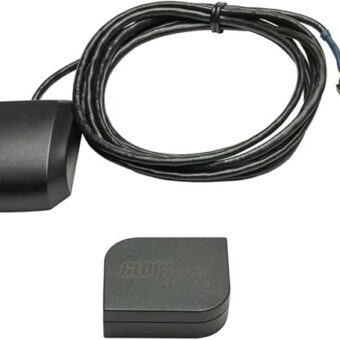 GlowShift GPS Speedometer Sensor Adapter Kit for Speedometer Gauges - Antenna Installs to Roof or on Trunk