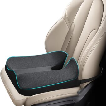 Heightening Truck Seat Cushion for Broader Vision, Car Seat Cushion for Car Seat Driver Truck Driver, Sciatica Pain Relief Pillow Tailbone Pain Relief Cushion for Long Time Driving