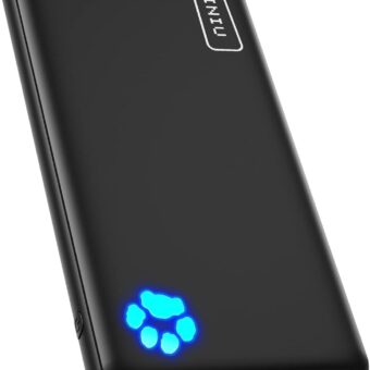 INIU Portable Charger, Slimmest 10000mAh 5V/3A Power Bank, USB C in&Out High-Speed Charging Battery Pack, External Phone Powerbank Compatible with iPhone 15 14 13 12 X Samsung...