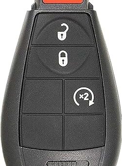 KAWIHEN Keyless Entry Remote Key Fob Replacement for 2013 2014 2015 2016 20172018 Dodge Ram Truck 1500 2500 3500 FCC ID: GQ4-53T / P/N: 56046955 (Just a case)