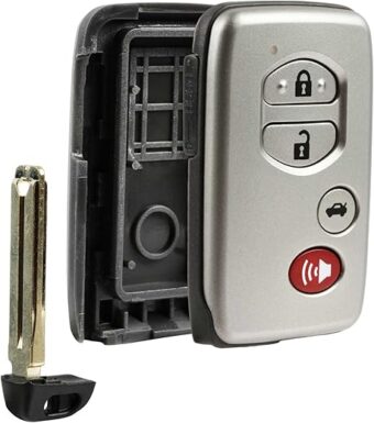 Key Fob Keyless Entry Smart Remote Shell Case & Pad fits Toyota