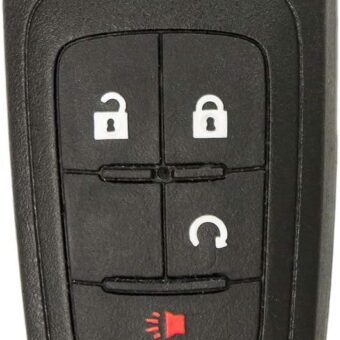 Keyless2Go Replacement for Keyless Remote 4 Button Flip Car Key Fob For OHT01060512