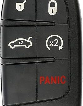 KeylessOption Keyless Entry Remote Car Smart Key Fob Starter for Dodge Dart Charger Challenger M3N-40821302