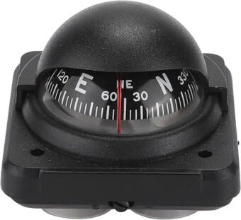 KIMISS Dashboard Suction, Foldable Navigation Direction Pointing Ball Mount for Auto Car Boat RV