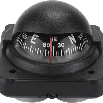 KIMISS Dashboard Suction, Foldable Navigation Direction Pointing Ball Mount for Auto Car Boat RV