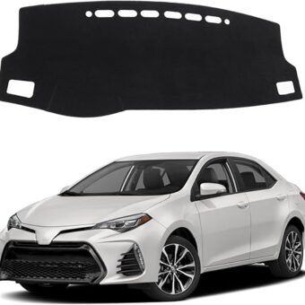 KUST Car Dashboard Cover Mat for Toyota Corolla 2014-2018 Left Hand Driving Non-Slip Dashboard Mat Pad Interior for Toyota Corolla Accessories Custom Fit Dash Mat Sunshade...