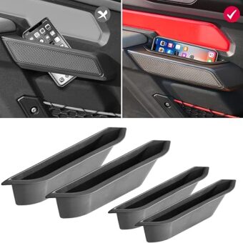 Mabett Door Handle Storage Organizer Compatible with Ford Bronco 2021-2024, Inner Door Handle Insert Tray Box for Bronco Accessories 4-Door, Grab Create Car Storage Space by...