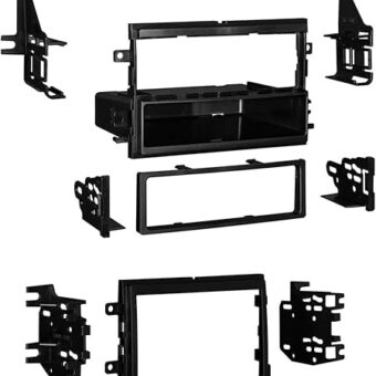 Metra Electronics 99-5815 Ford/Lincoln/Mercury Installation Dash Kit for Single DIN/Double DIN/ISO Radios