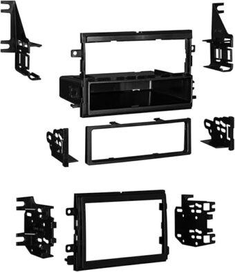 Metra Electronics 99-5815 Ford/Lincoln/Mercury Installation Dash Kit for Single DIN/Double DIN/ISO Radios