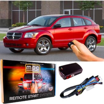 MPC Factory Remote Activated Remote Start Kit for 2008-2012 Dodge Caliber - Plug-n-Play - Key-to-Start - Firmware Preloaded