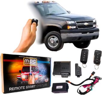 MPC Semi-Plug & Play (2) 4-Button Remote Start Keyless Entry for 2003-2006 Chevrolet Silverado 1500/2500/3500 - with T-Harness