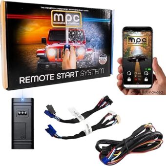 MPC Smartphone Remote Starter Control / 1-Year Service Included/Works with MPC Remote Start Systems