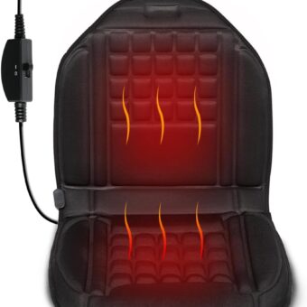 Mynt Heated Seat Covers for Cars,Winter Seat Warmer for Car Front Seat, Seat Cushion with Fast Heat Massage Chair Pad, Car Seat Massager for Vehicle