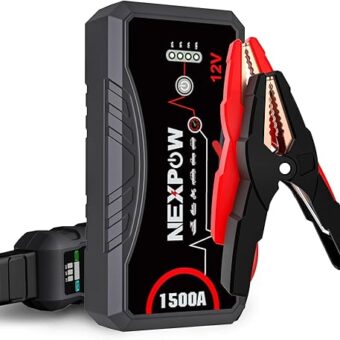 NEXPOW Car Jump Starter,Car Battery Jump Starter Pack 1500A Peak Q10S for Up to 7.0L Gas and 5.5L Diesel Engine12V Auto Battery Booster,Jumper Cables,Portable Lithium Jump Box...