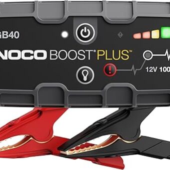 NOCO Boost Plus GB40 1000A UltraSafe Car Battery Jump Starter, 12V Battery Pack, Battery Booster, Jump Box, Portable Charger and Jumper Cables for 6.0L Gasoline and 3.0L Diesel...